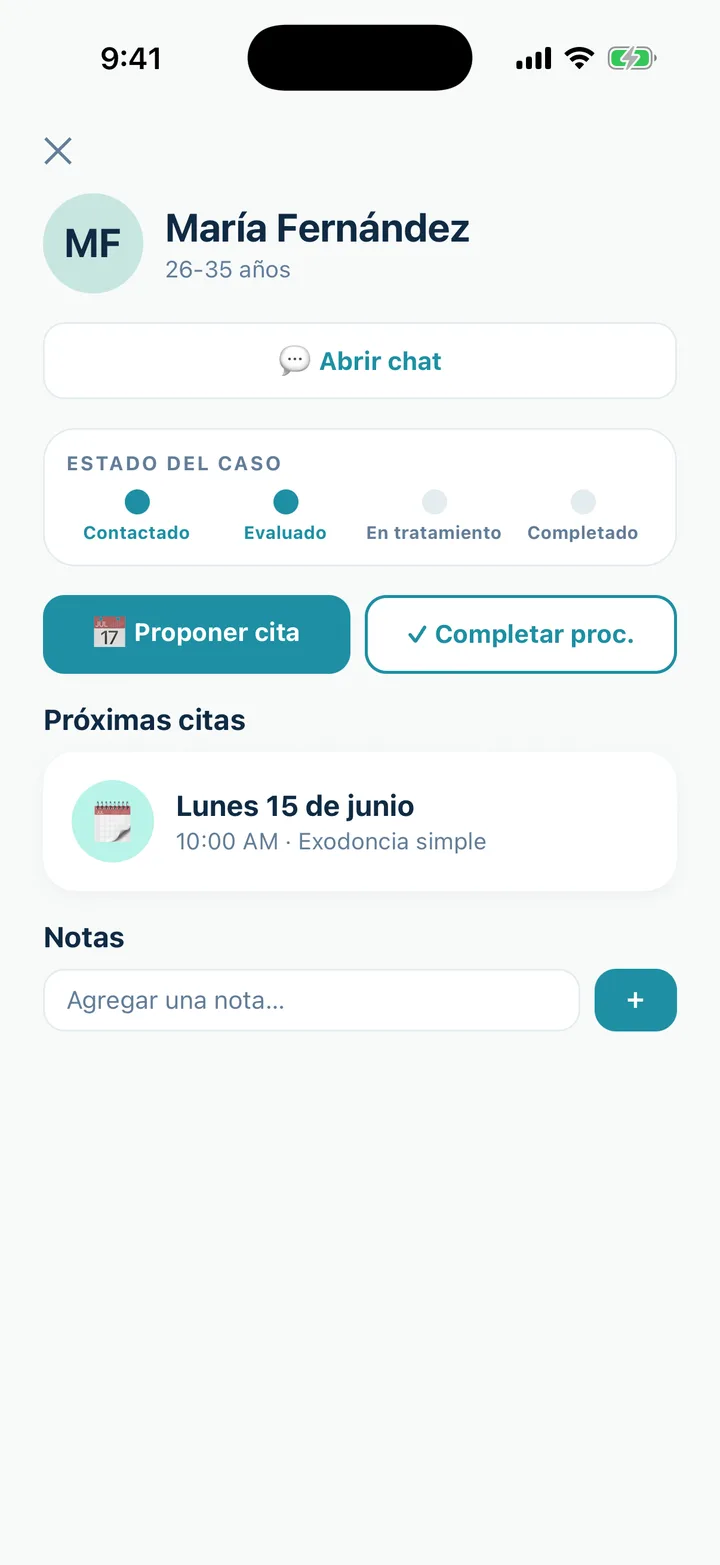 Detalle del caso de un paciente
